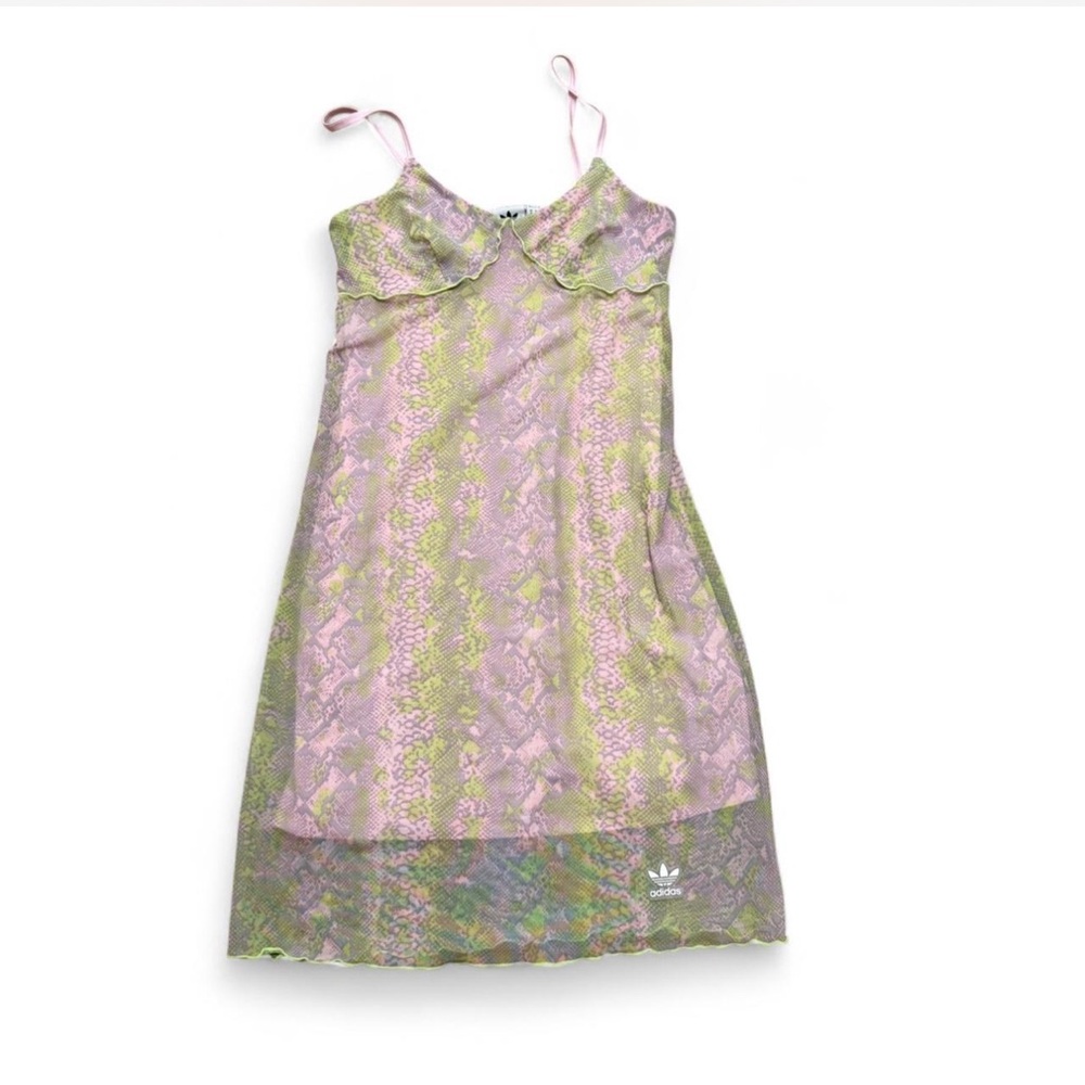 Adidas Green and Pink Camouflage dress size women small